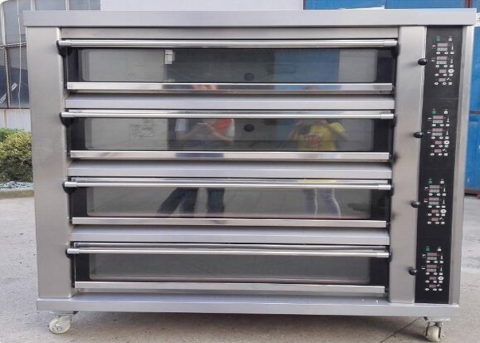 Forno elettrico della piattaforma di cottura di quattro vassoi della piattaforma quattro del gas Forno elettrico della piattaforma di cottura di quattro vassoi della piattaforma quattro del gas