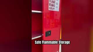Armadio di sicurezza per combustibili SUPER da 45 galloni (170 litri) | Conforme a NFPA 30 e OSHA Industrial Flammable St