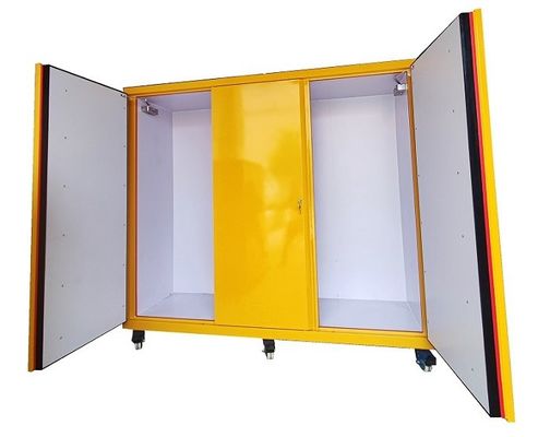 comprare Steel Chemical Storage Cabinet with 3-Point Locking System Fire Proof and Explosion Proof for Secure Chemical Handling fabbricazione online