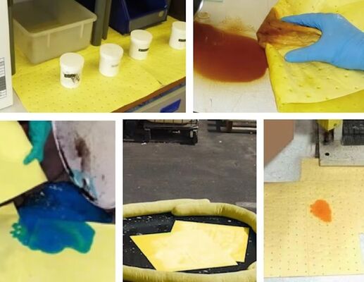 comprare Kit di pulizia per fuoriuscite chimiche in Australia 40L con sacco 400*500*120mm fabbricazione online