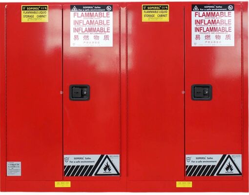 comprare Armadio di sicurezza per combustibili SUPER da 45 galloni (170 litri) | Stoccaggio di materiali infiammabili industriali conforme a NFPA 30 e OSHA fabbricazione online