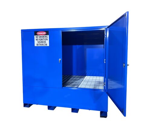 acquistare IBC all steel infiammabile armadio di stoccaggio con sistema di scarico per materiali pericolosi fabbricazione online