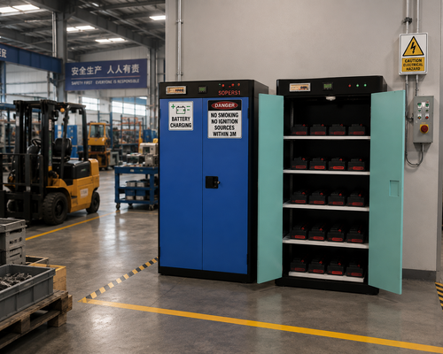 acquistare EN Armadio di ricarica delle batterie al litio Sicurezza intelligente per la pericolosa funzione di ricarica del litio fabbricazione online