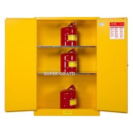 Governi nel giallo del LABORATORIO, gabinetto di stoccaggio 45gallon, gabinetto della prova di fuoco di stoccaggio chimico per liquido infiammabile