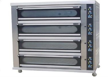 Forno ceramico commerciale della piattaforma del riscaldamento del visualizzatore digitale Del forno di cottura di 4 vassoi della piattaforma 8 per pane